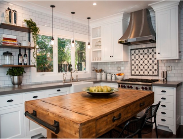 Larchmont Kitchen Complete kitchen remodel including custom built in cabinetry, some new windows and french doors.