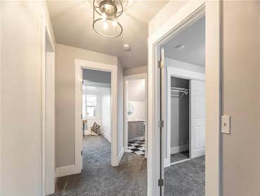 1908 Remodel, doors, trim, carpet, marble flooring, drywall and paint.