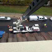 crane lift of equipment