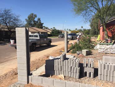 Residential wood fence replacement