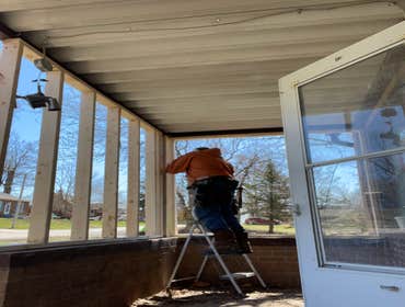 Photos by Baez Residential Repair LLC #1 demolition and restoration of porch