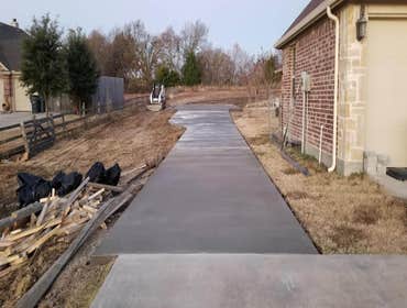 Driveway Pour