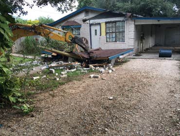 Residential Home Demolition Demolition of 1,500 sq ft home.