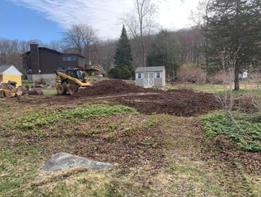 Photos by Galvin Excavation LLC #1 Yard expansion and grading