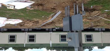 Bedford Hills Modular Progression of work installing 6 section Mobile classroom unit with a 400amp service.