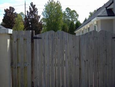 Custom Gates This customer was extremely happy with his new gates!