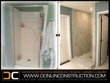 DC0444 Custom Master Bathroom Complete Renovation of Master Bathroom