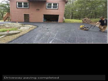 After paving