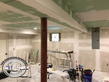 Basement South Wall