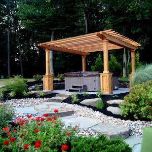 Hot Tub Placed in Natural Sett