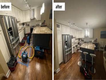 Photos of Before and After of Projects