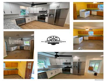Kitchen Renovation - Modern meets Practical Imagine stepping into this recently renovated kitchen where modern meets practical. The white cabinets shin