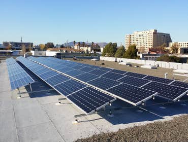 Photos from Ally Electric and Solar, Inc. 24 KW COMMERCIAL ROOFTOP SOLAR WORLD SOLAR SYSTEM INSTALLATION.