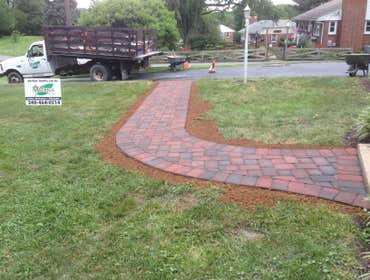 Hardscape work Concrete work, stone and pavers.
