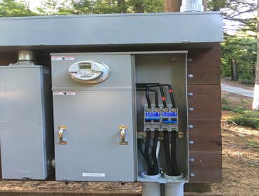 Burl Audio We installed a 400 Amp 120//240 Volt Single Meter Electrical Service with two 200 Amp Circuit Breakers. They feed a barn 500' away and a mai
