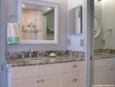 His and hers vanities