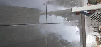 Broom finished concrete