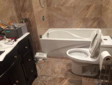 Plumbing remodels Rough in plumbing pictures and finish pictures