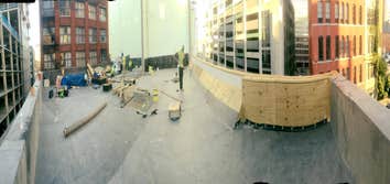 Holiday Inn pool roof