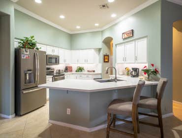 New Countertops, Cabinets Painted