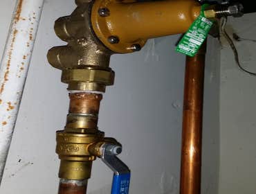 PRV and main valve replacement