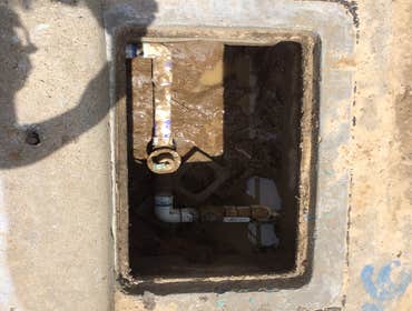 Commercial water leak