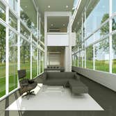 West Park Residence A unique site offering spectacular views of the Hudson River serves as the “launching point” for this new two-story private residen
