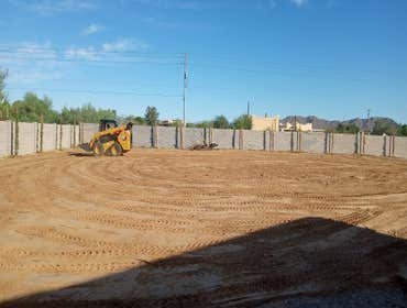 Property grinding areas