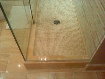 Intricate tile work