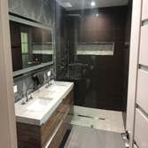 Granite Marble Quartz, 2017 This is our favorite work with exotic stone. Its has been made from granite 204″ long and 36″ wide. Labor and material cost