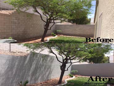 Concrete Wall Repaint