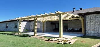 Custom Treated Pergola