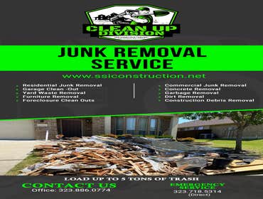 Photos by Ssi Construction Inc #6 SSI Construction Inc. | Clean Up & Hauling Division.
“Just Call and We Haul!”
SSI Construction Inc. has expanded to