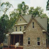Shingles and metal accent