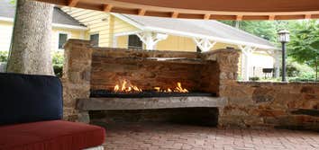 Fire Pit in Pavilion