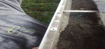 Gutters clogged/roof gravel