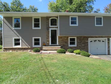 Stairs: stone-face siding Using brick or stone outside the home is in high demand these days. Also the type of stone/brick and finish that is chosen p