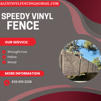 Speedy Vinyl Fence