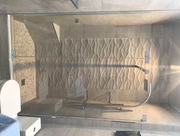 Photos by CCS Builders Inc #12 Homeowners had a new bathroom done by a previous contractor. The shower curb was never installed properly with the prop