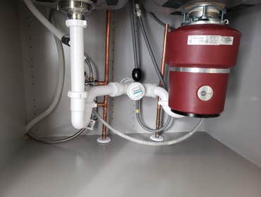 Garbage disposal installation