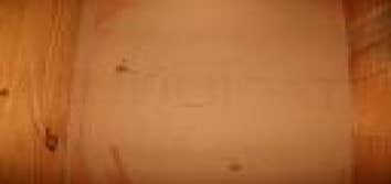 Knauf identifying stamp on drywall found in attic. Difficult to see in this photo