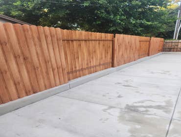 fencing and hardscaping