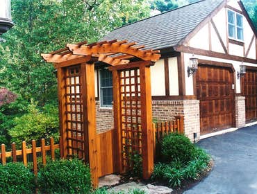 Custom Cedar Gate and Fence