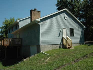 New addition garage and two storage rooms