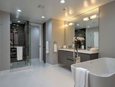 Photos by S & S Electric #1 Complete lighting remodel high rise condominium.