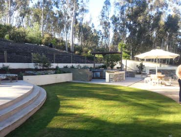 Multiple entertaining areas