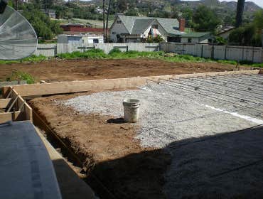 Lakeside CA concrete slab In this job you can see us pouring a new slab down for the foundation on a house extenion.