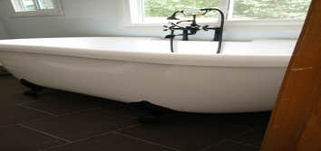 College Park Bathroom remodel and installation of bamboo flooring.