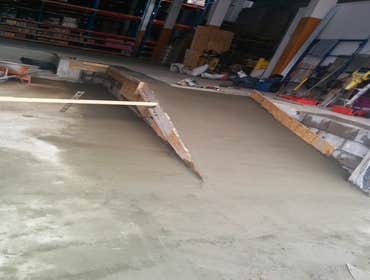 CONCRETE Excavation, Concrete bed, Ramp, Truck loading bay