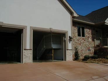 Tinted Concrete Driveway